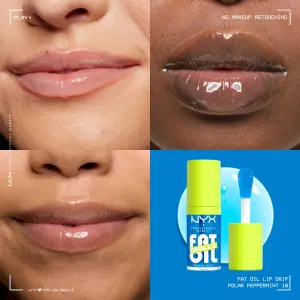NYX Professional Makeup Fat Oil Chillz olej na pery s chladivým účinkom odtieň Polar Peppermint 4.8 ml
