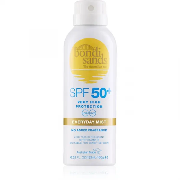 Bondi Sands SPF 50+ Everyday Mist vodeodolný sprej na opaľovanie SPF 50+ 160 g