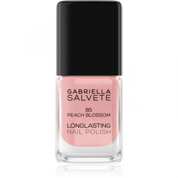 Gabriella Salvete Longlasting Enamel dlhotrvajúci lak na nechty s vysokým leskom odtieň 85 Peach Blossom 11 ml