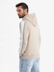 Pánsky sveter OMBRE Sweatshirt OM-SSNZ-0225 V-2 beige