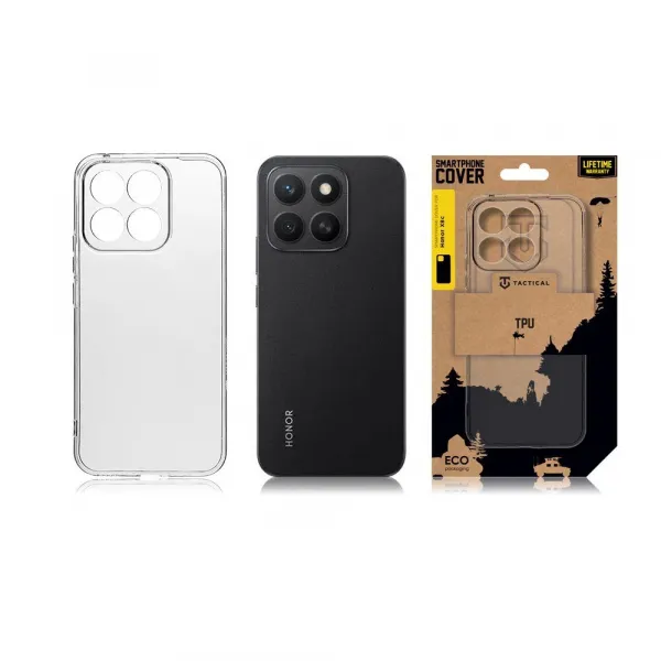 Taktický TPU kryt pre Honor X8c, priehľadný