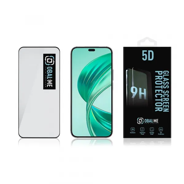 OBAL:ME 5D Tvrdené Sklo pre Honor 200 Lite / X8b / X8c, čierne