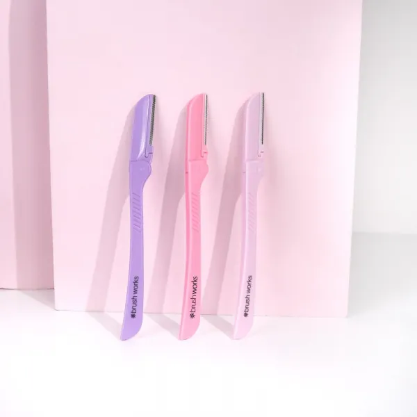 Brushworks Precision Eyebrow Razors Mixed britva na obočie