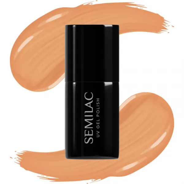 Semilac UV Hybrid Pastel Neons gélový lak na nechty s použitím UV/LED lampy odtieň 600 Apricot Crush 7 ml