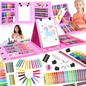 LIVEFY Kit sada pre maľovanie pre deti 208ks, ružová