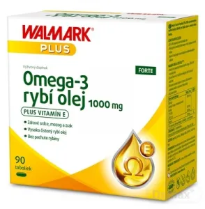 WALMARK Omega-3 rybí olej 1000mg 90 kapsúl