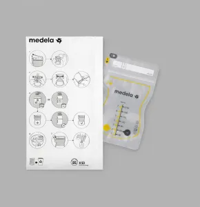 Medela Vrecká na skladovanie materského mlieka Easy Pour, 50 ks