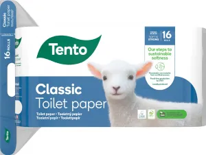 Tento Classic toaletný papier 3 vrstvy 16 kotúčov