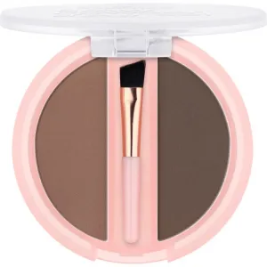 essence Brow Powder Duo sada na obočie odtieň 02 Medium 1.8 g