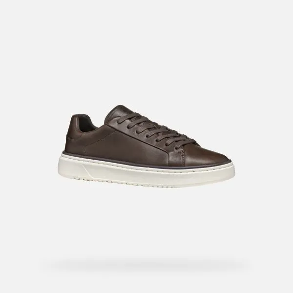 Brown men's sneakers Geox Zackerty - Men's