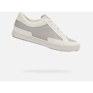 Silver women's sneakers Geox Blomiee - Women's