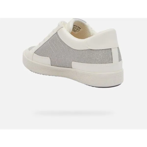 Silver women's sneakers Geox Blomiee - Women's