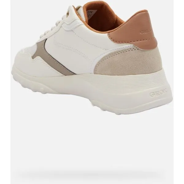 White women's sneakers Geox Alleniee - Women's