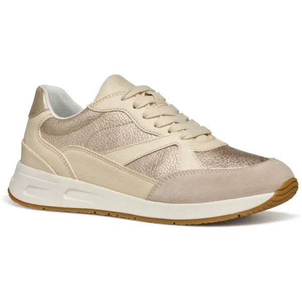 Cream women's sneakers Geox Bulmya - Women's