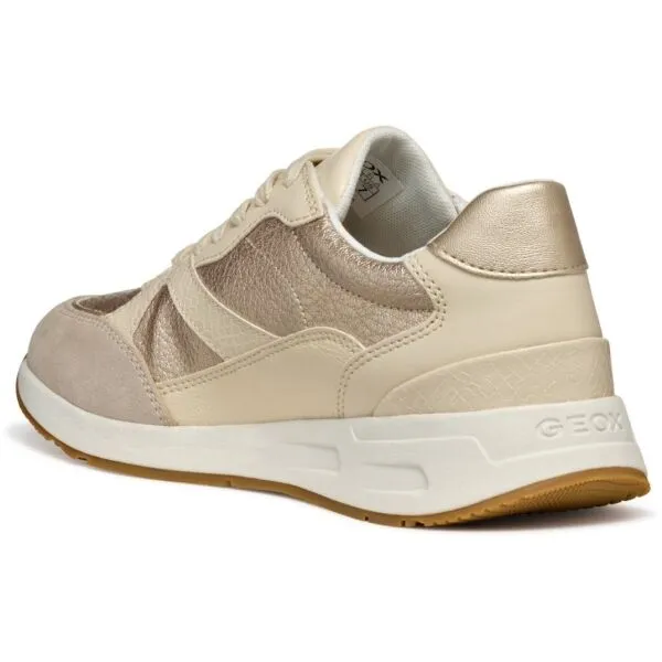 Cream women's sneakers Geox Bulmya - Women's