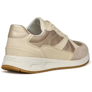 Cream women's sneakers Geox Bulmya - Women's