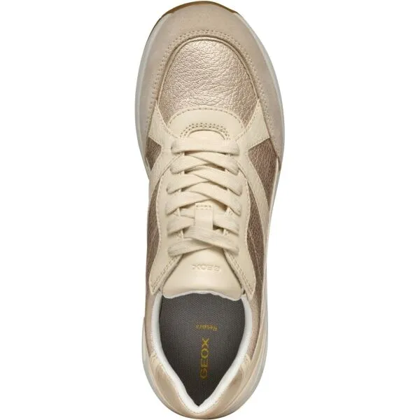 Cream women's sneakers Geox Bulmya - Women's