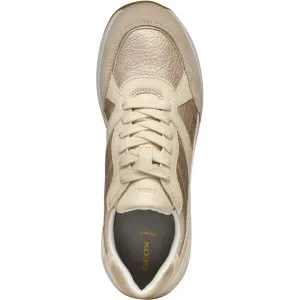 Cream women's sneakers Geox Bulmya - Women's