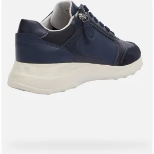 Dark blue women's sneakers Geox Allenie - Women's