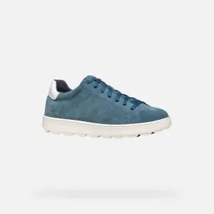 Light blue men's sneakers Geox Spherica ECUB-1 - Men