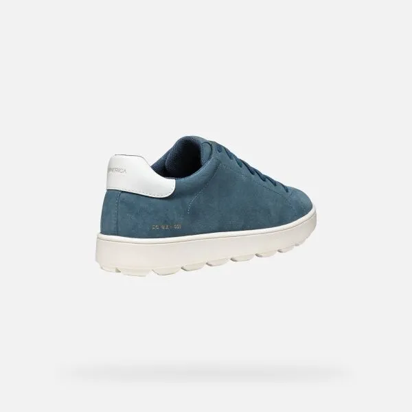 Light blue men's sneakers Geox Spherica ECUB-1 - Men