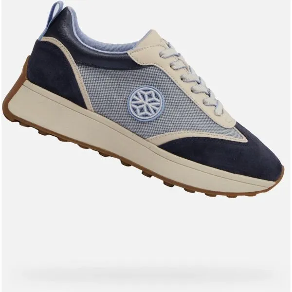 Dark blue women's sneakers Geox Amabel - Women's