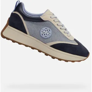 Dark blue women's sneakers Geox Amabel - Women's