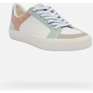 Light green women's sneakers Geox Emmeleny - Women's
