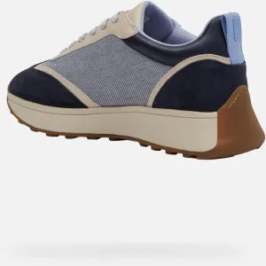 Dark blue women's sneakers Geox Amabel - Women's