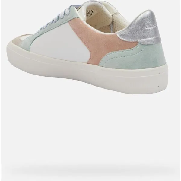 Light green women's sneakers Geox Emmeleny - Women's