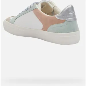Light green women's sneakers Geox Emmeleny - Women's