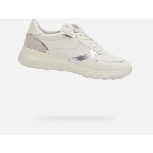 White women's sneakers Geox Alleniee - Women's