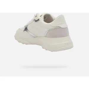 White women's sneakers Geox Alleniee - Women's