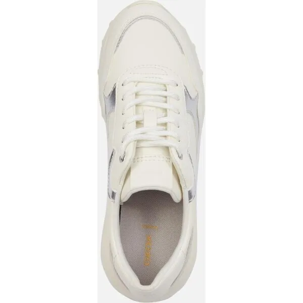 White women's sneakers Geox Alleniee - Women's