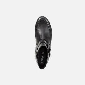Black women's ankle boots Geox New Moena - Women's