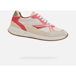 White women's sneakers Geox Bulmya - Women's