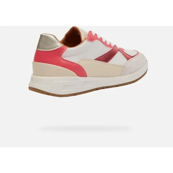 White women's sneakers Geox Bulmya - Women's
