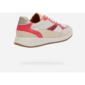 White women's sneakers Geox Bulmya - Women's