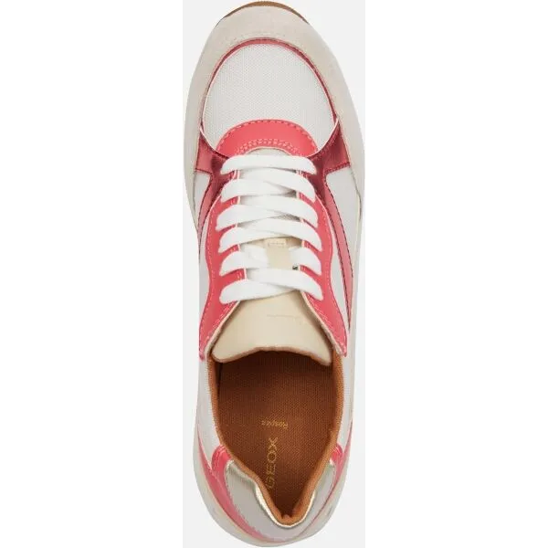 White women's sneakers Geox Bulmya - Women's