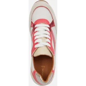 White women's sneakers Geox Bulmya - Women's