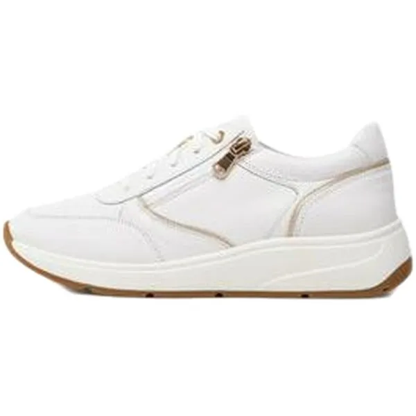 White women's sneakers Geox Cristael - Women's