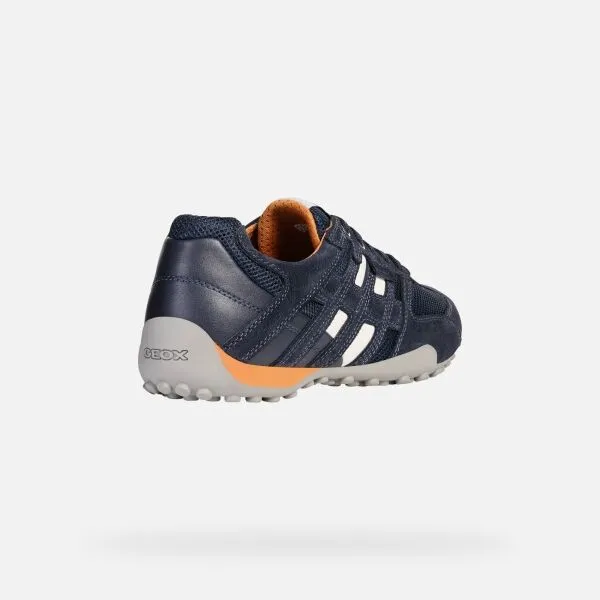 Dark blue men's sneakers Geox Snake - Men's
