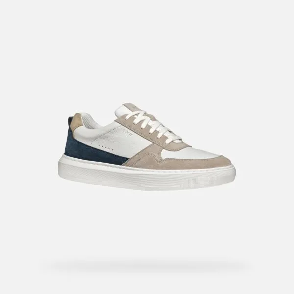 Beige men's sneakers Geox Deiven - Men's