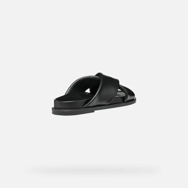 Black women's slippers Geox Adelash - Women's