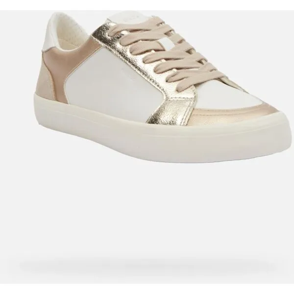 White women's sneakers Geox Emmeleny - Women's