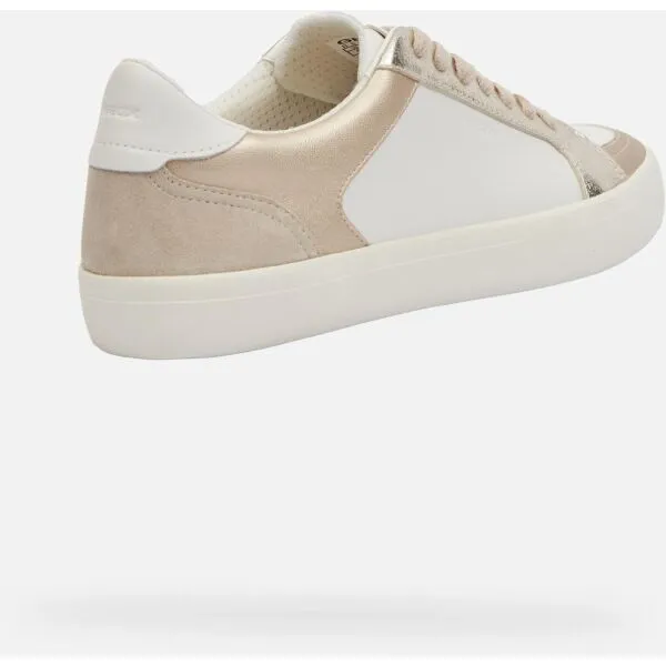 White women's sneakers Geox Emmeleny - Women's
