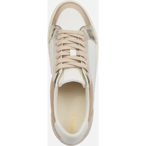 White women's sneakers Geox Emmeleny - Women's