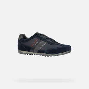 Dark blue men's sneakers Geox Wells - Men's