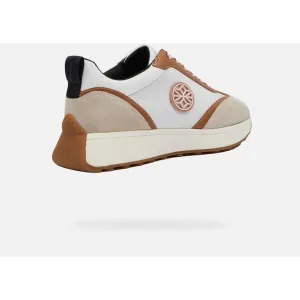 Beige women's sneakers Geox Amabel - Women's