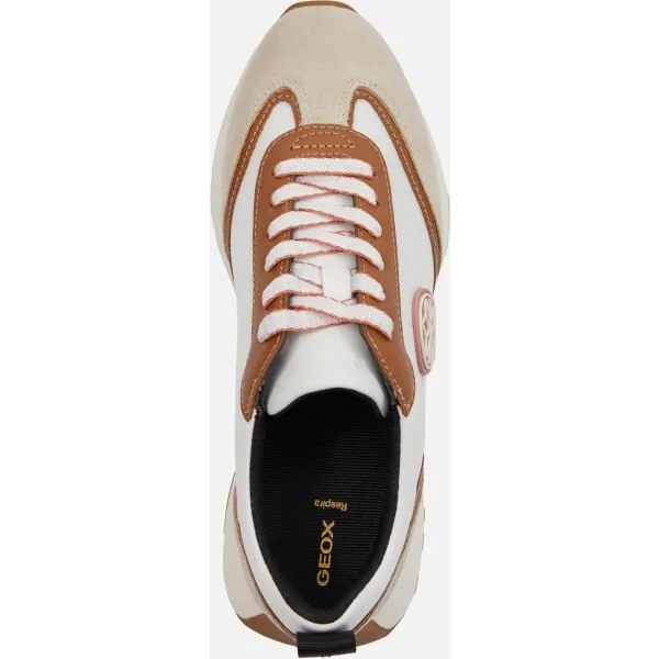 Beige women's sneakers Geox Amabel - Women's